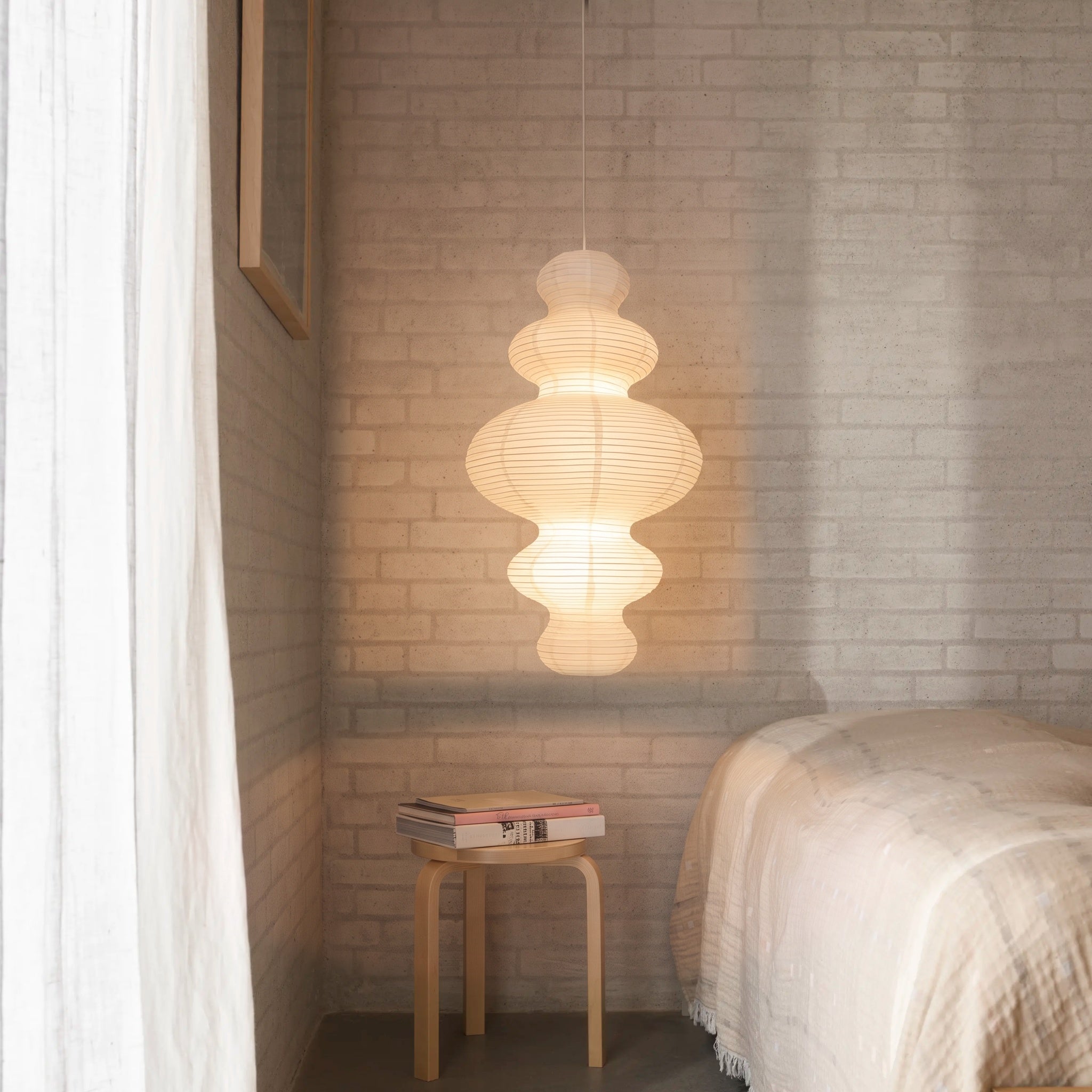 Multilayer Rice Paper Pendant Light