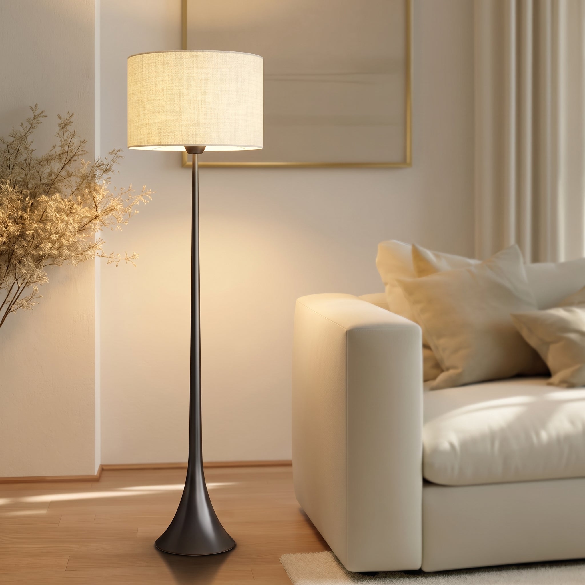 Andero's Silk Floor Lamp