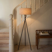 Gulvlampe i silke