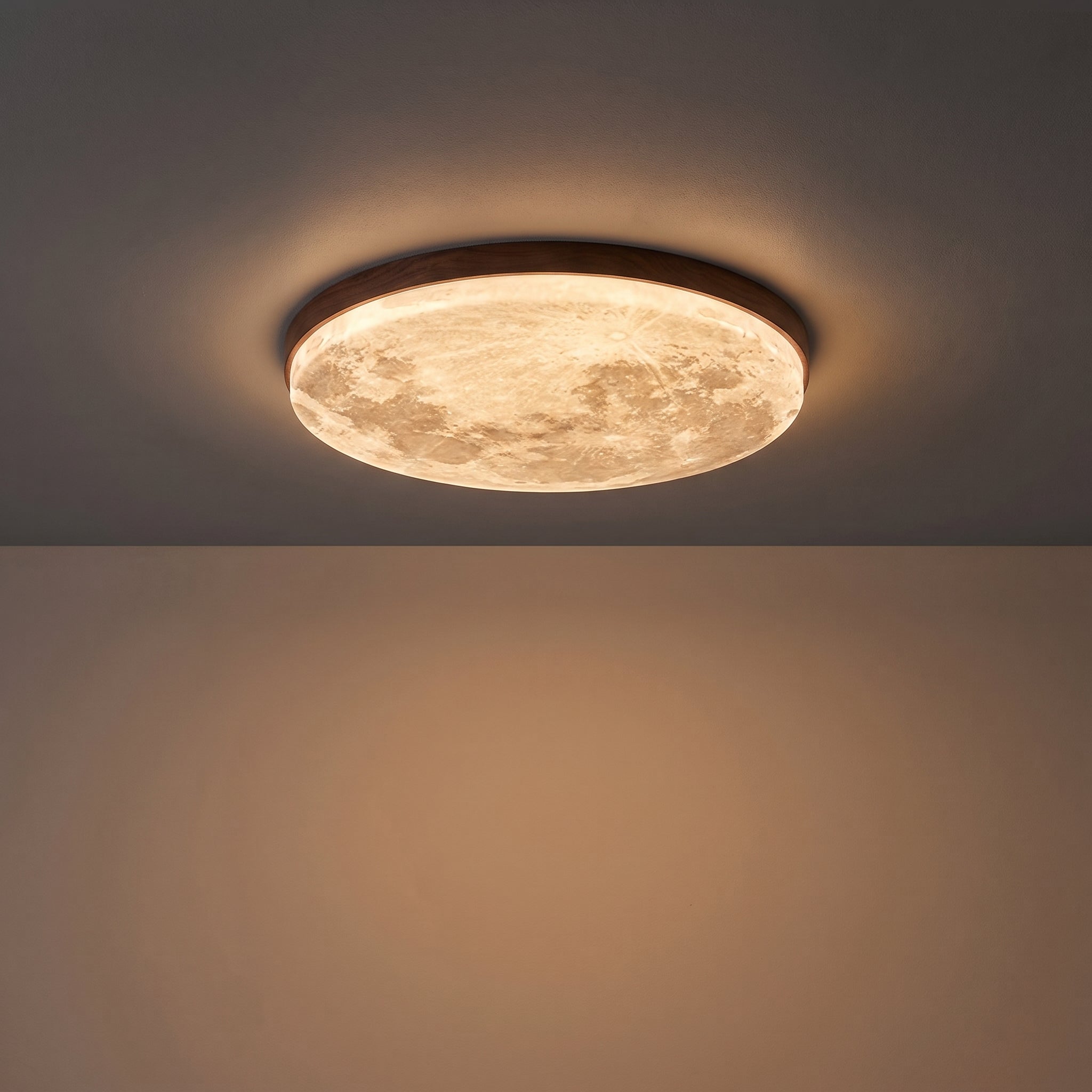 Måne-loftslampe