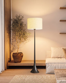 Andero's zijden vloerlamp
