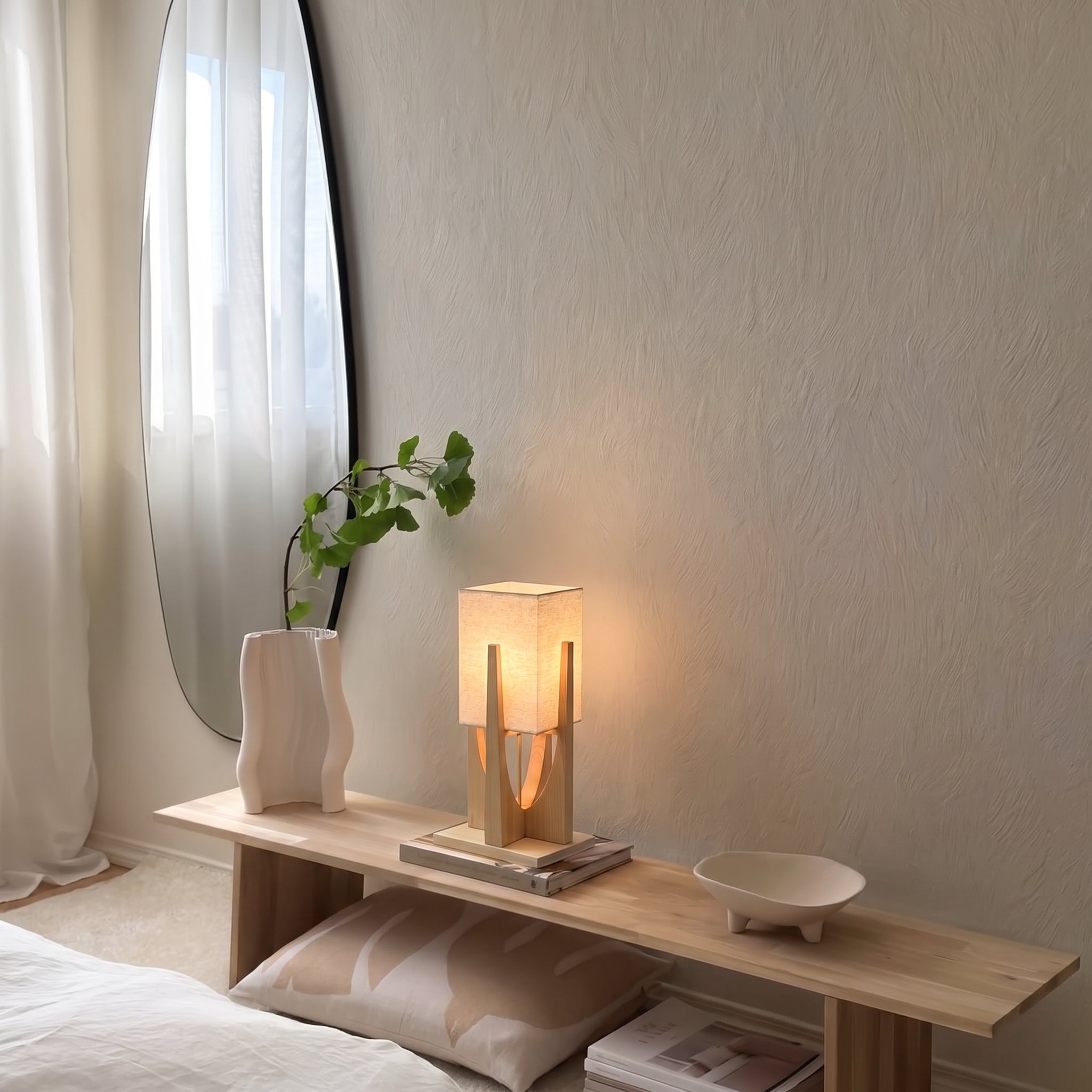Japanese Style Wabi Sabi Floor Lamp