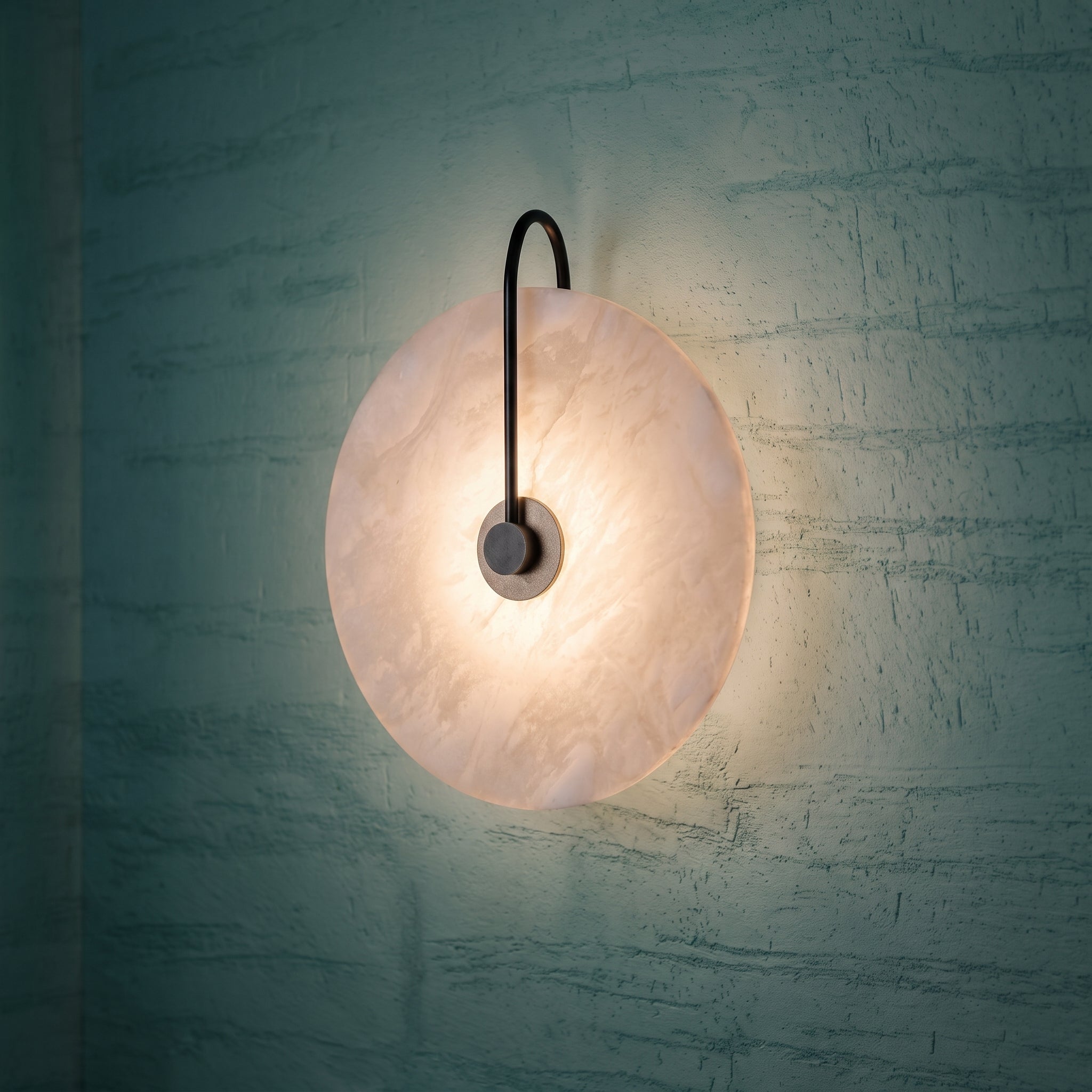 Lampada da parete a LED in marmo Alab