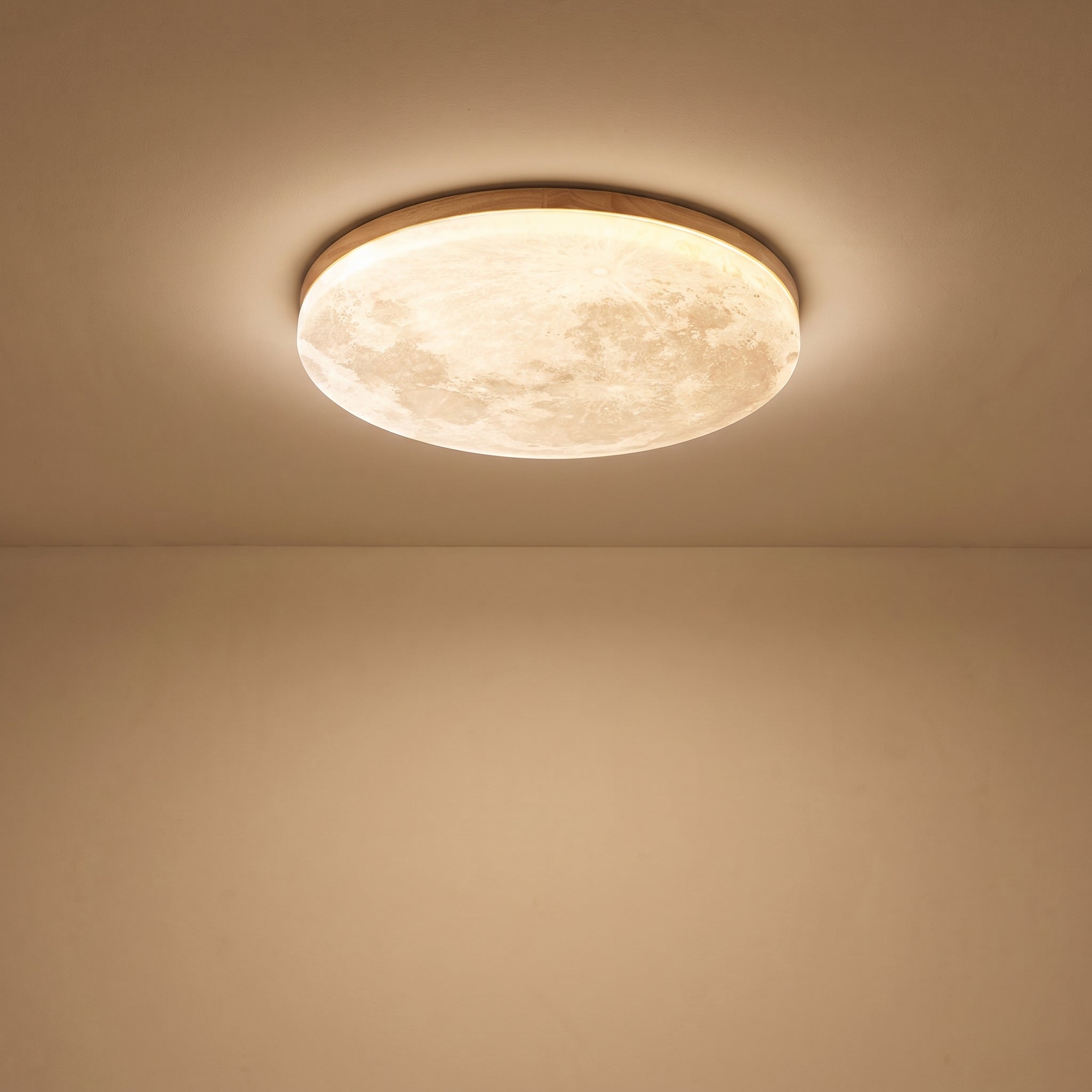 Måne-loftslampe
