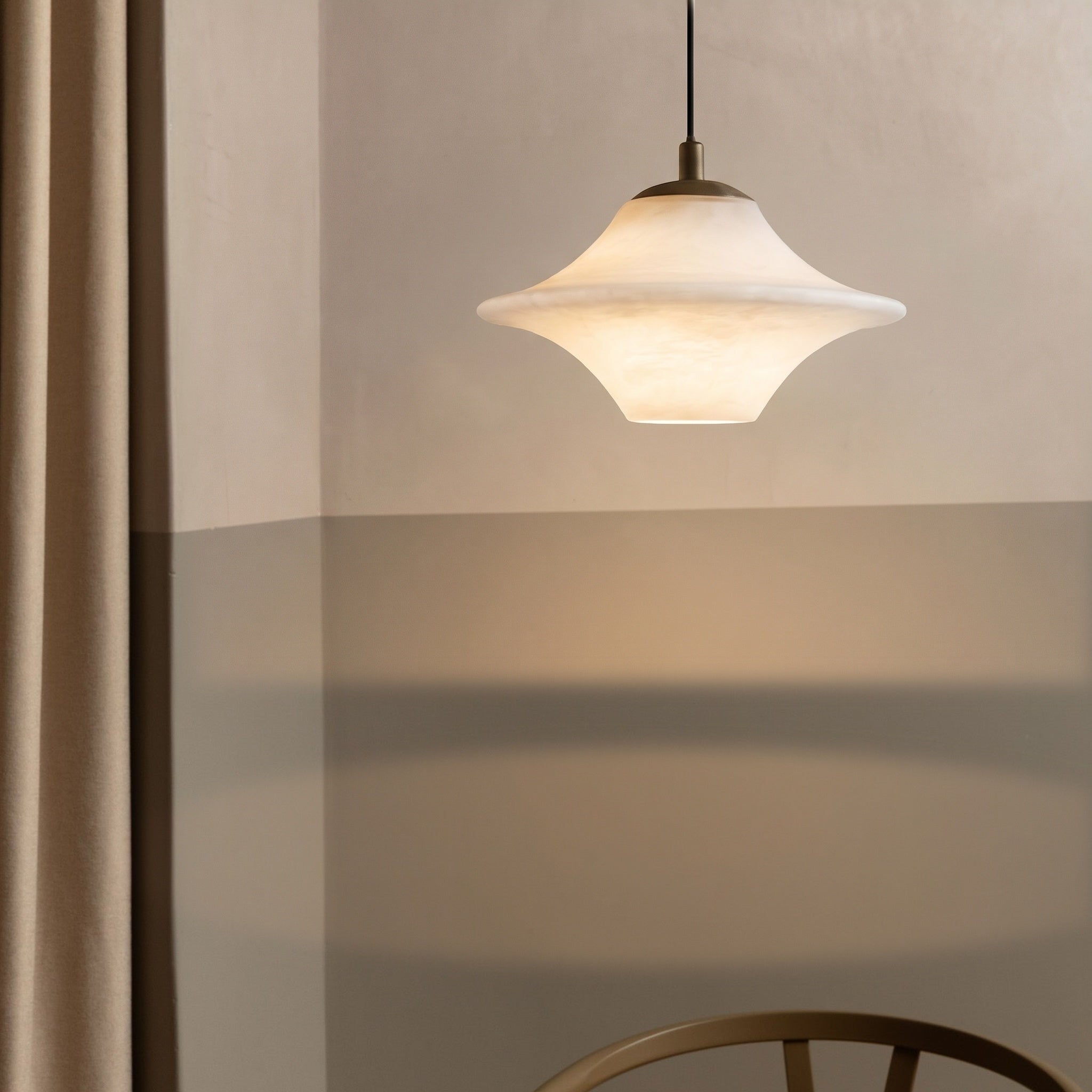 Natural Marble Pendant Light