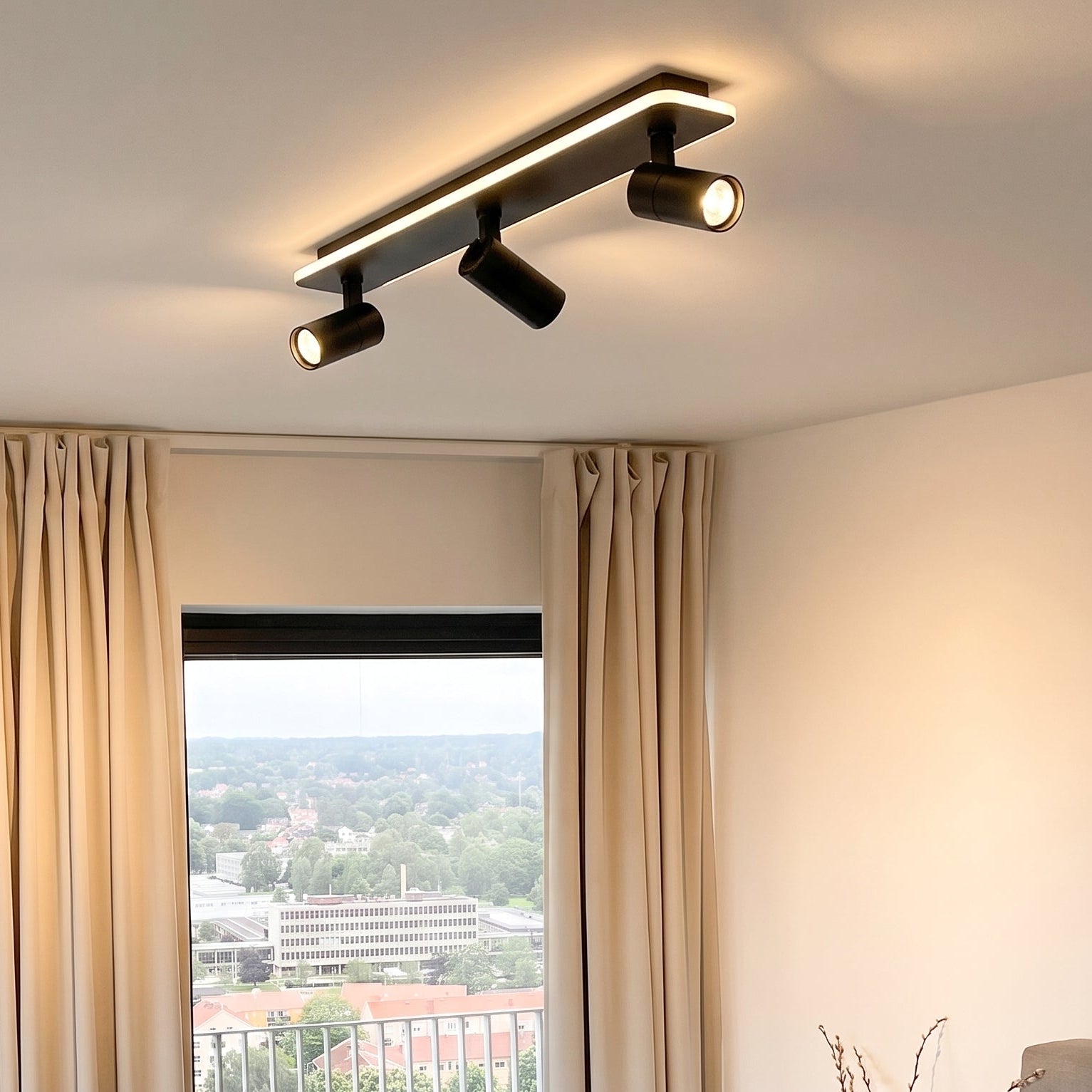 Multiple Spot Ceiling Light