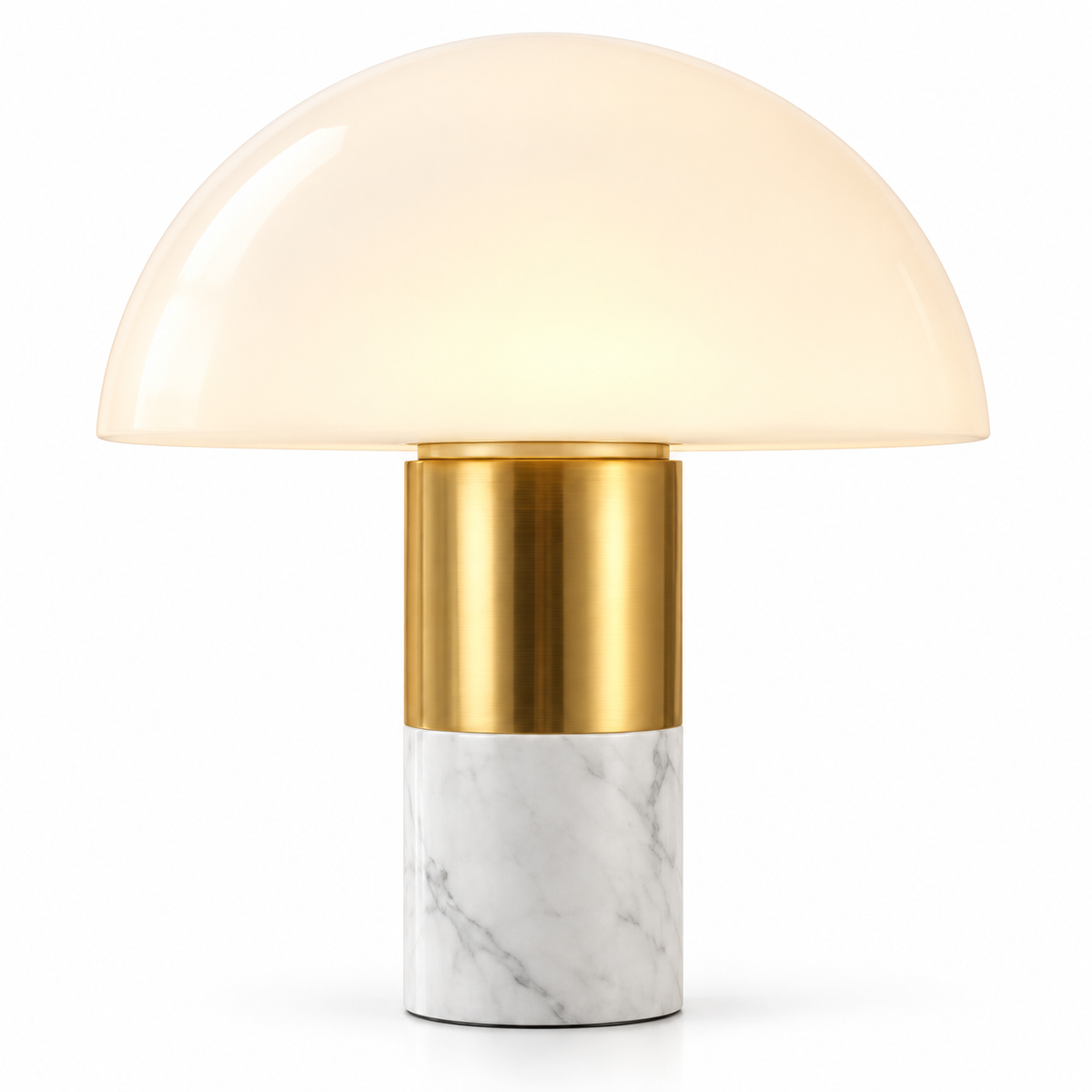 Lampe à poser champignon en marbre