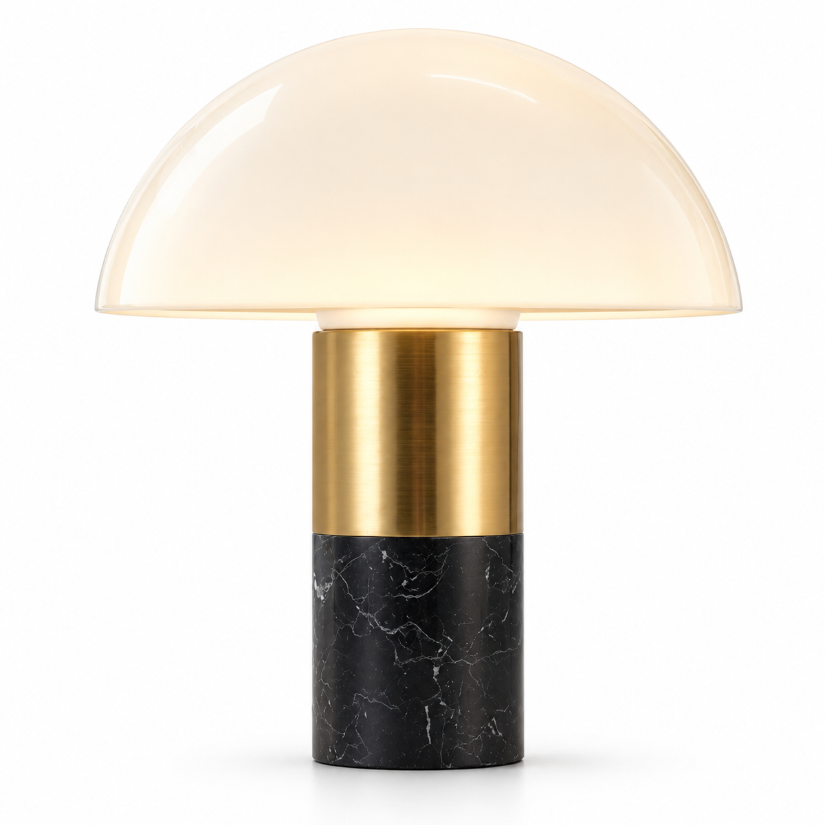 Lampe à poser champignon en marbre