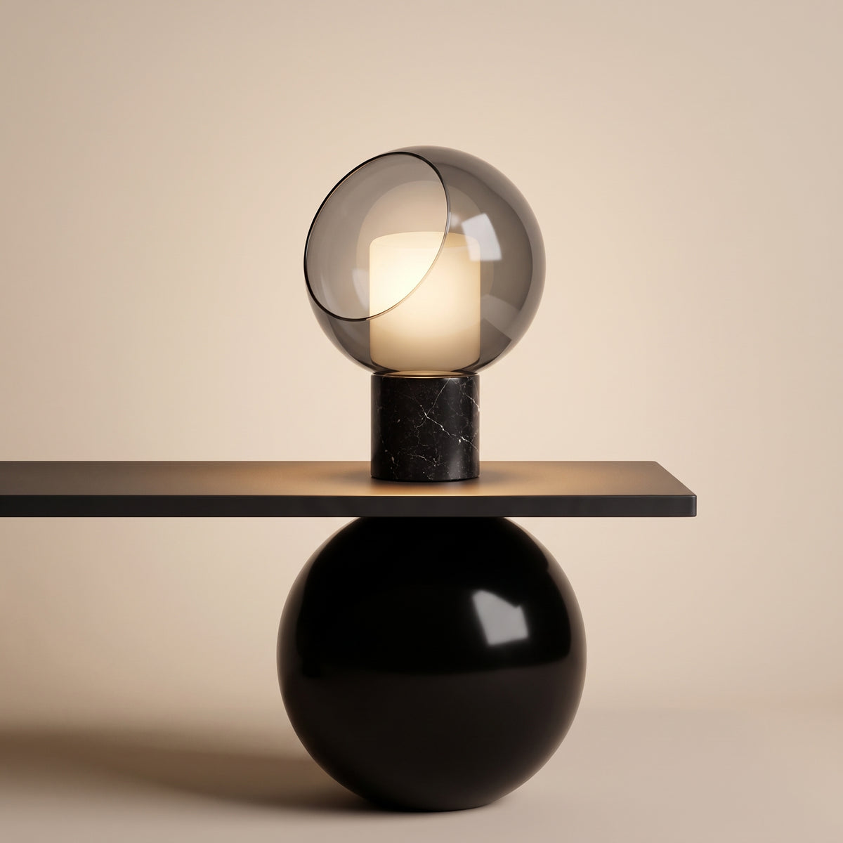 Lampe à poser Marisol en marbre