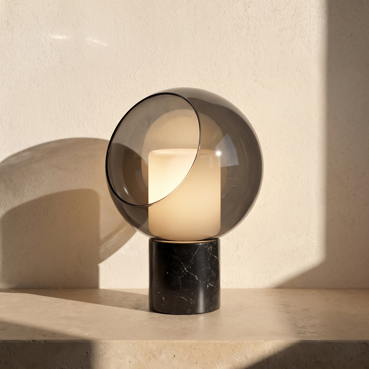 Lampe à poser Marisol en marbre
