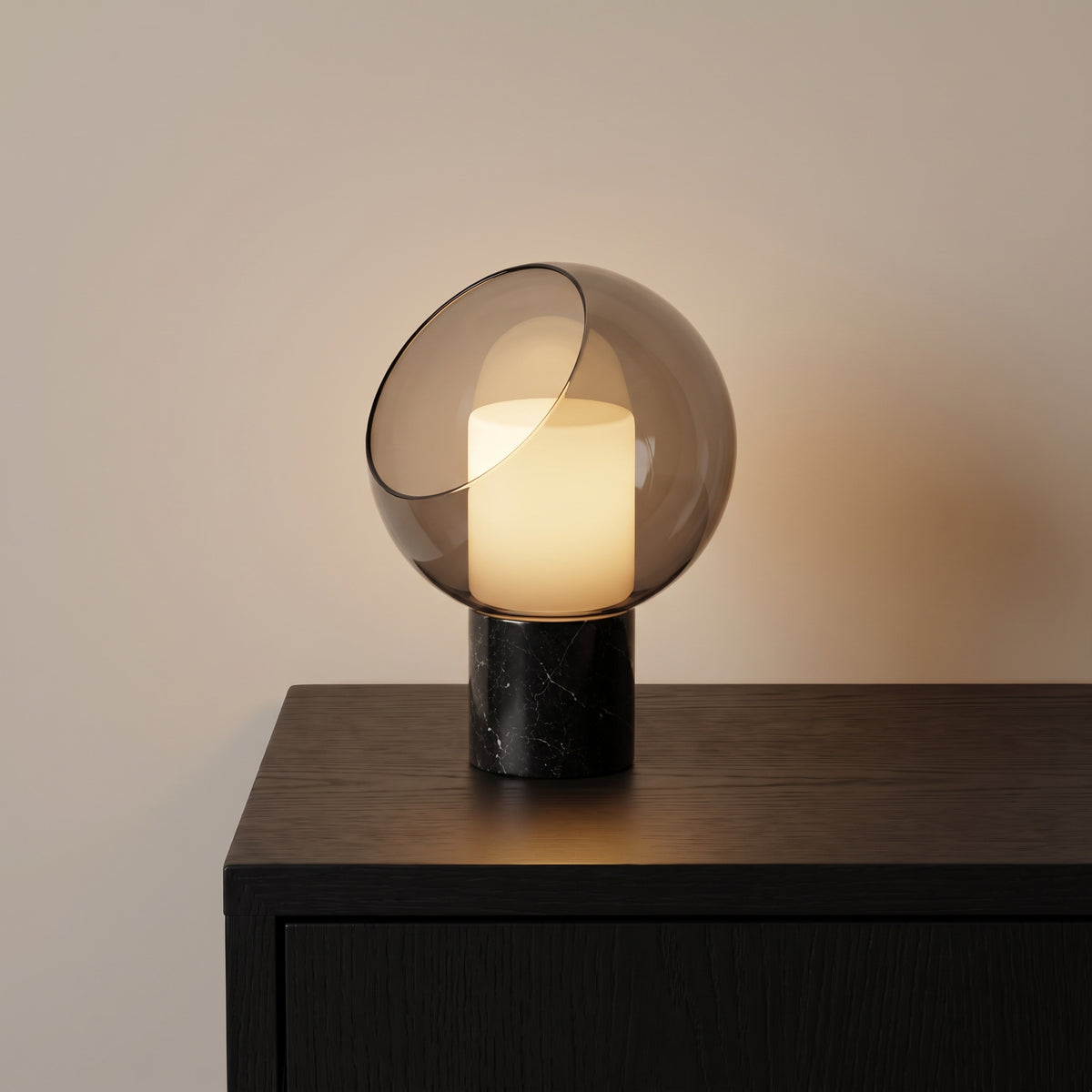 Lampe à poser Marisol en marbre