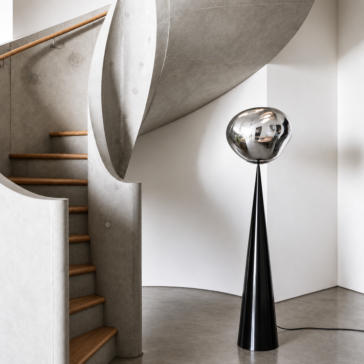 Melt gulvlampe