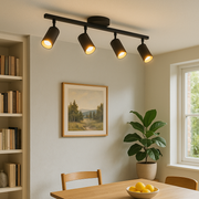 Moderne loftslampe med 4 lyskilder