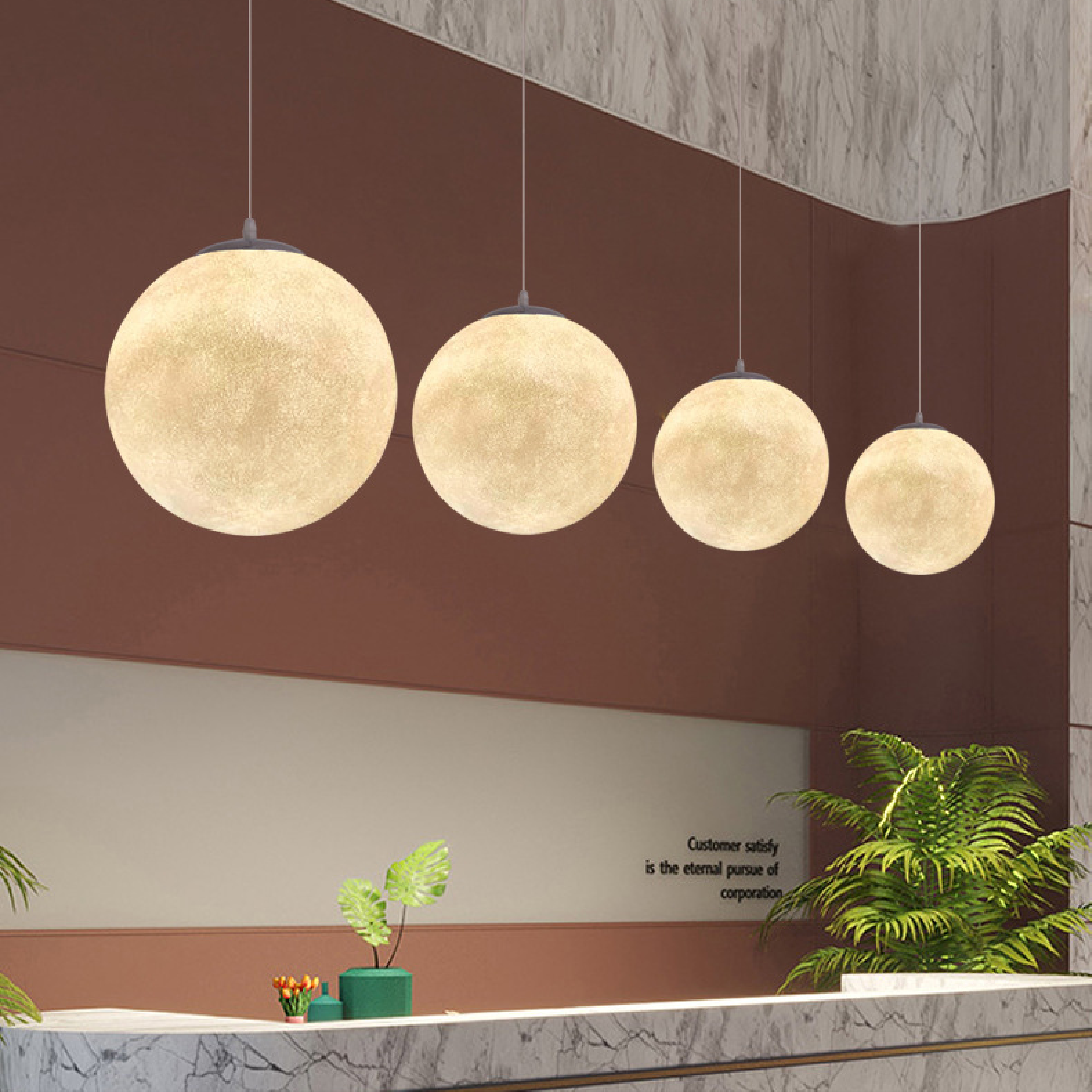 Moon Pattern pendellampe