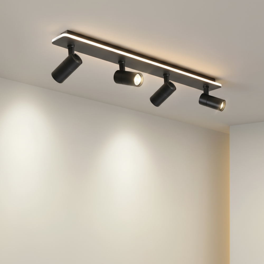Loftslampe med flere lyskilder