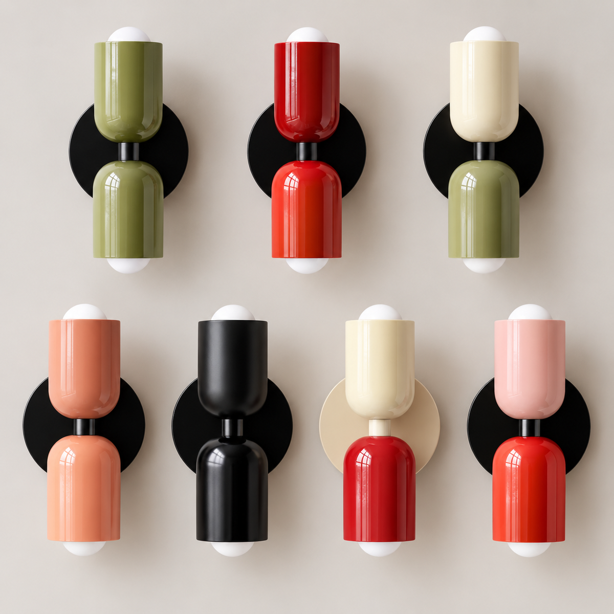 Nordic Colored Wall Light