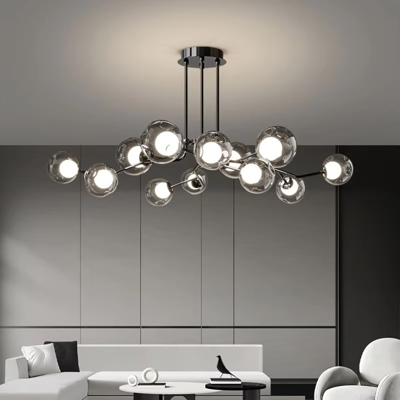 Luminaire de plafond en verre de style nordique