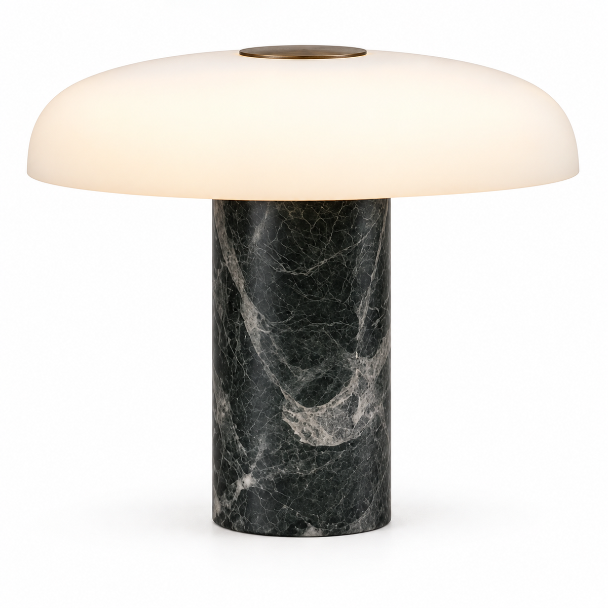 Lampe à poser Pelar en marbre et verre