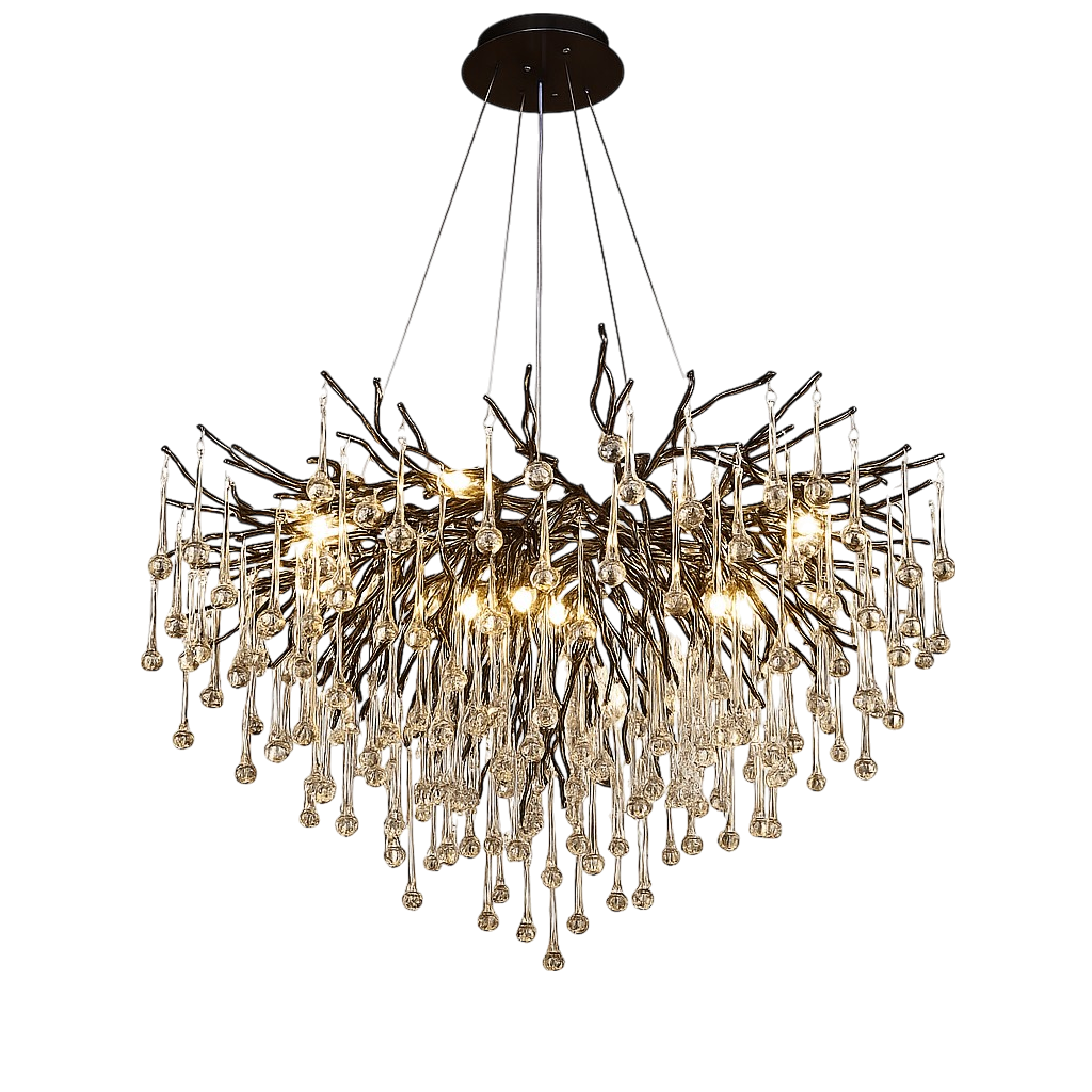 Lustre Raindrop noir