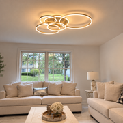 Randale's Gold Ceiling Light With Remote Dimmer