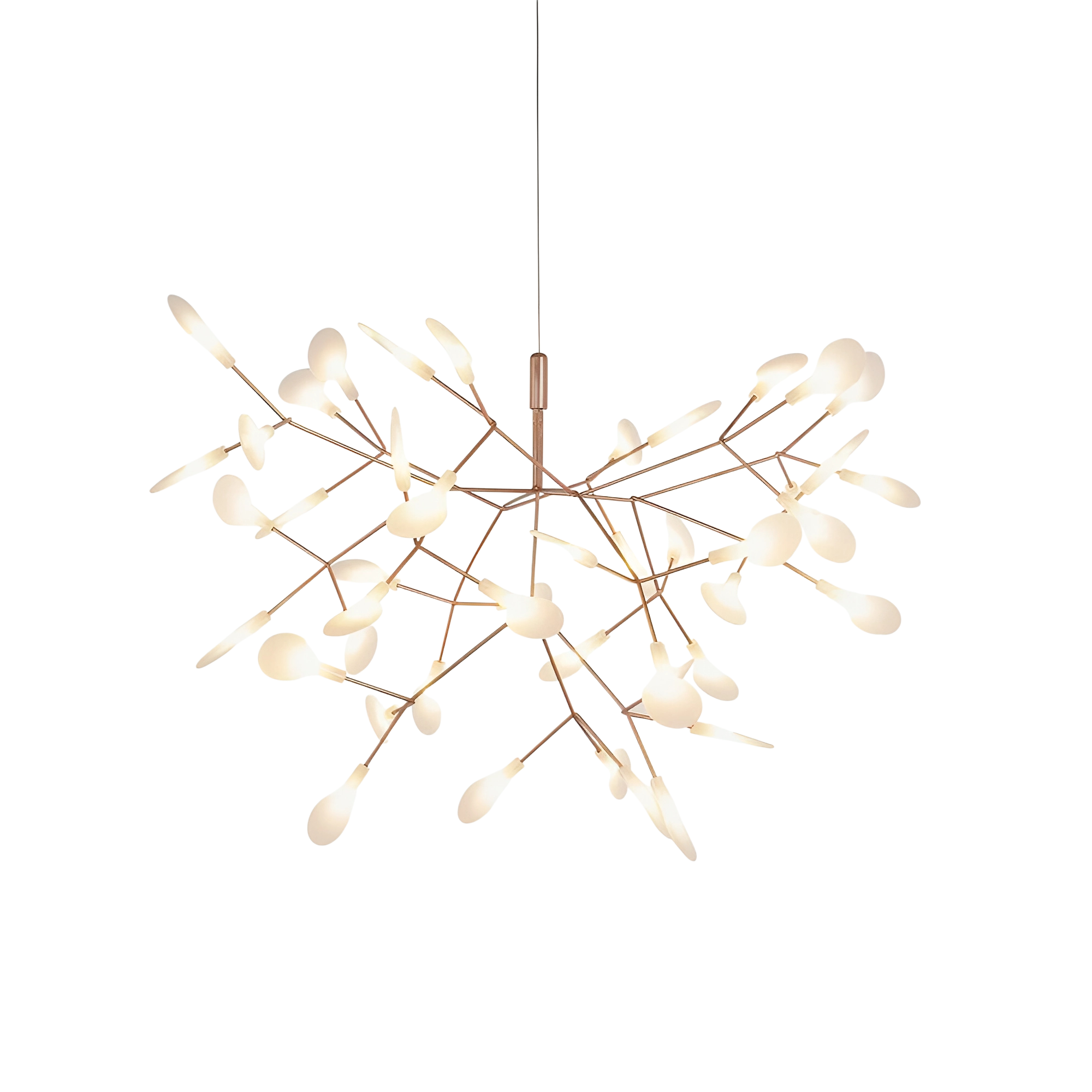 Rose Gold Firefly Pendellampa