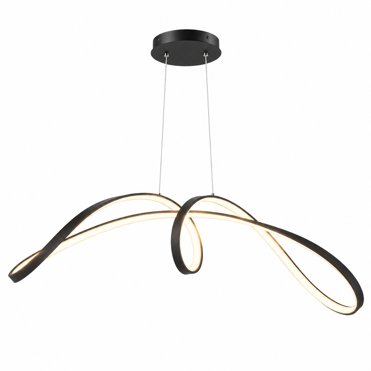 Suspension en spirale pour table de cuisine