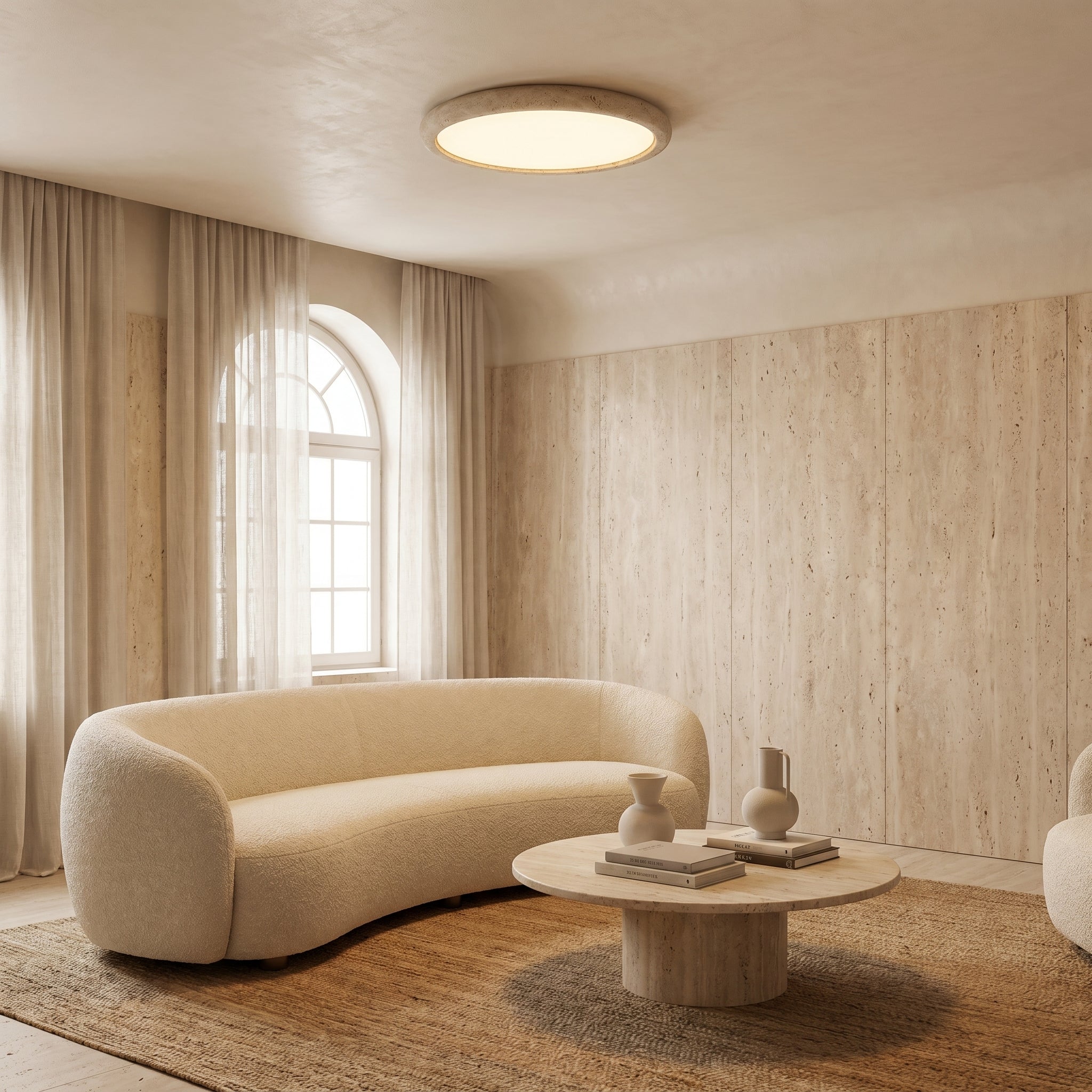 Stone Ceiling Light