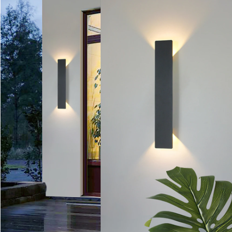 Vandtæt LED-strip-væglampe