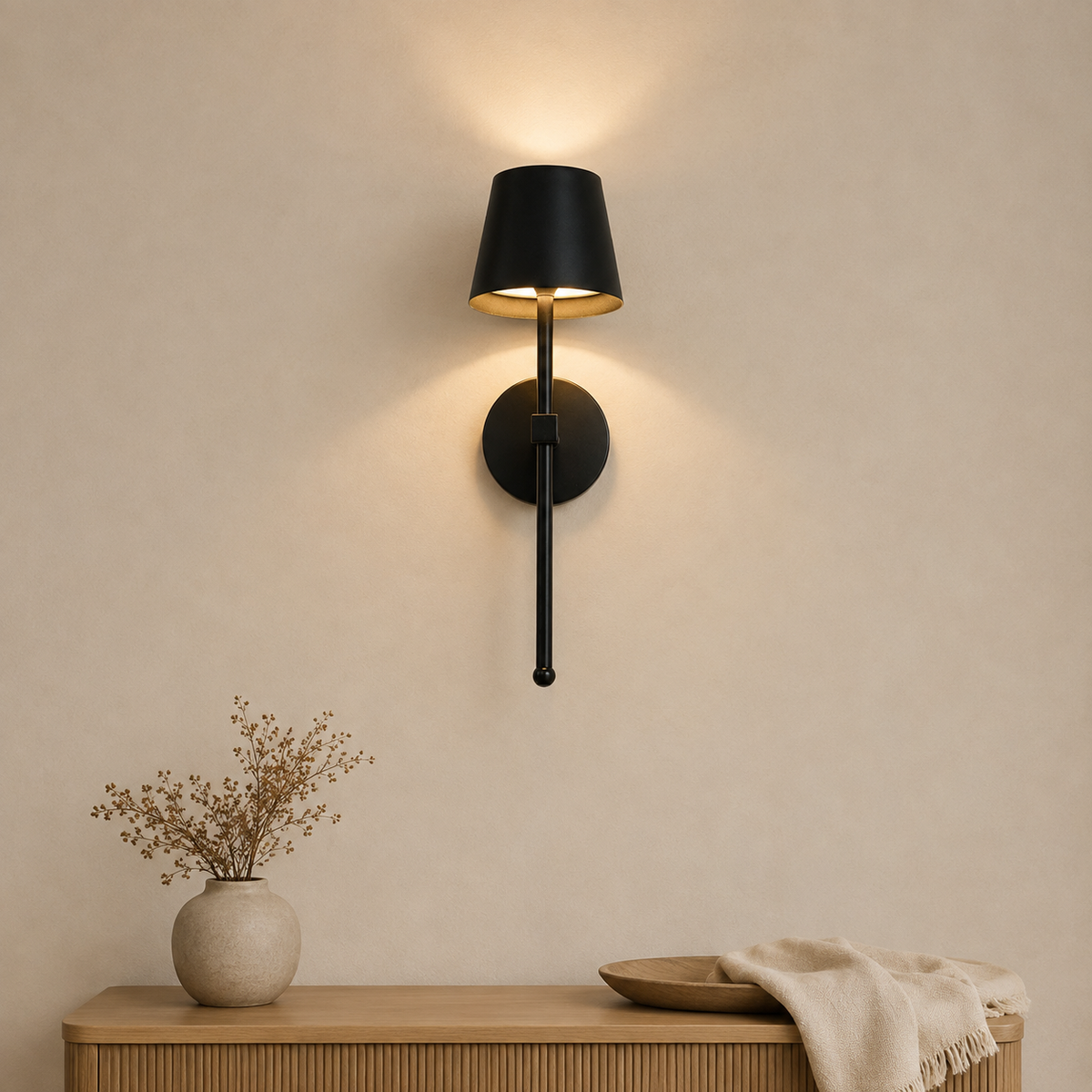 Applique murale sans fil rechargeable